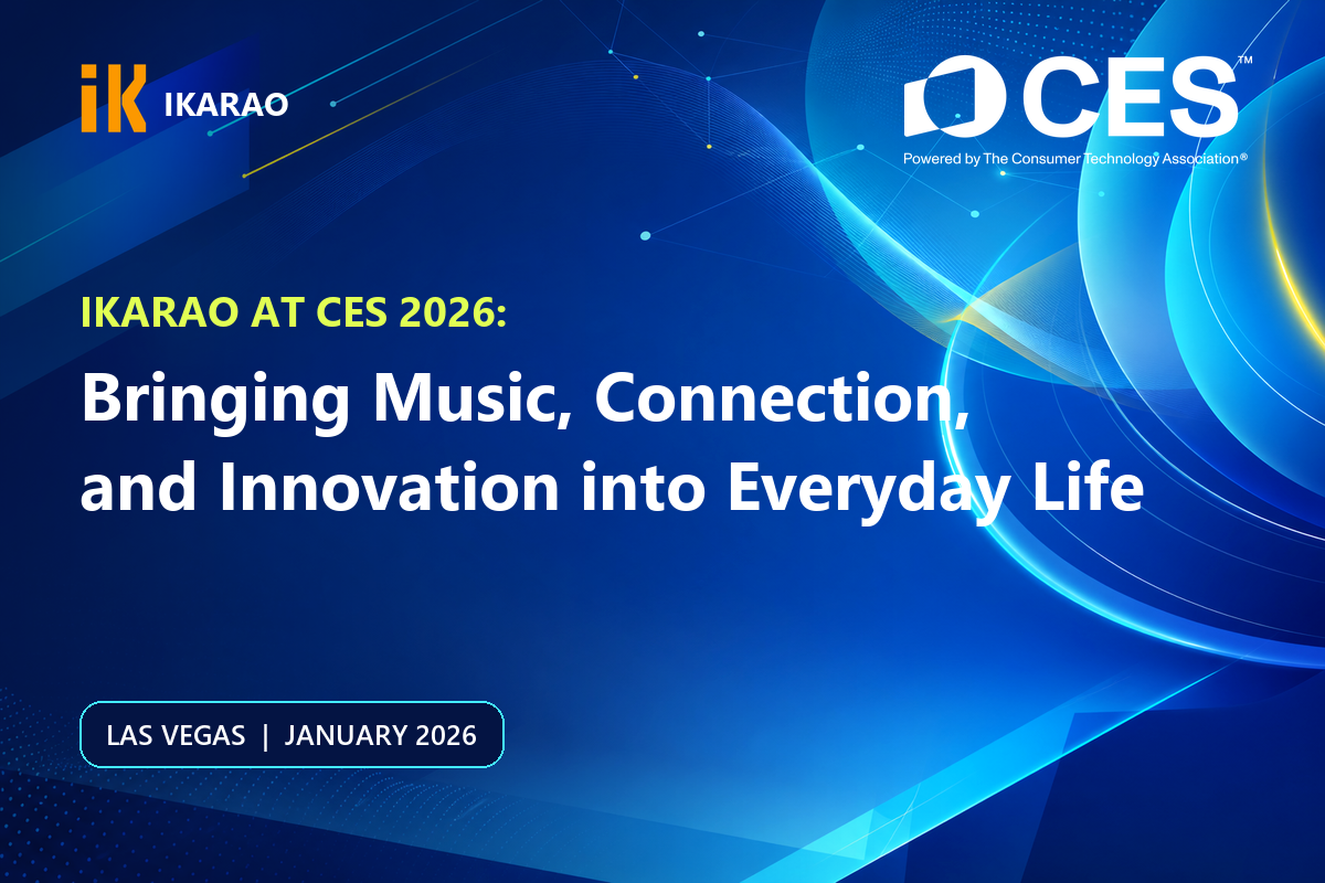 Ikarao at CES 2026 - bringing music, connection, and innovation into everyday life.