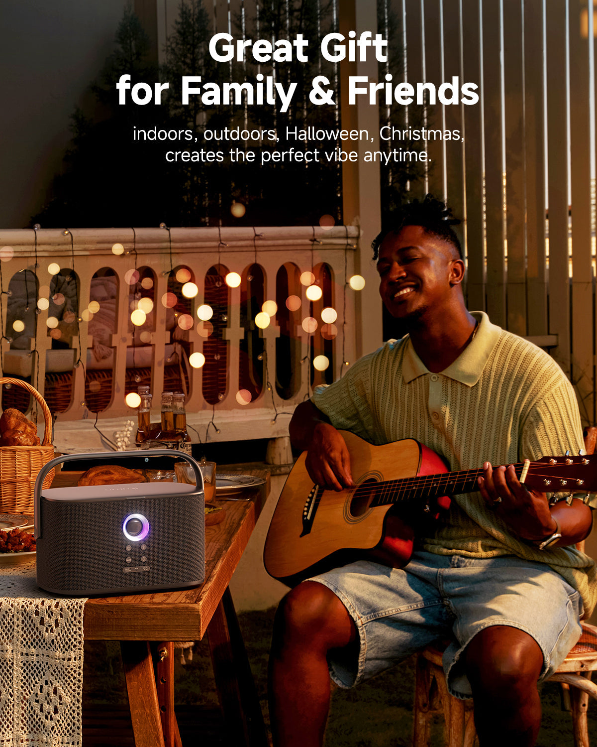 The perfect gift for family and friends! Ideal for indoor and outdoor fun, Halloween, Christmas, or any celebration. Create the perfect karaoke vibe anytime, anywhere.