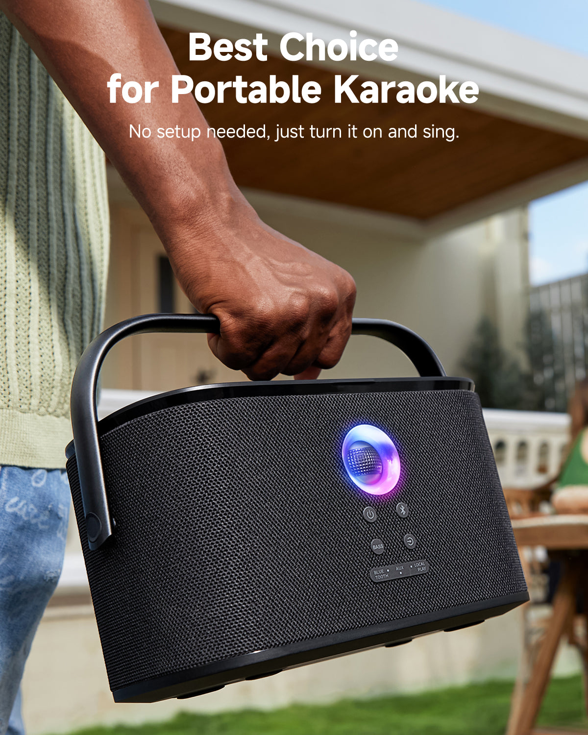 The Ikarao Shell S2 is the best choice for a portable karaoke machine. Designed for convenience, it features a lightweight build with an easy-to-carry handle. No setup required—just turn it on and start singing! Ideal for home, parties, and travel entertainment.