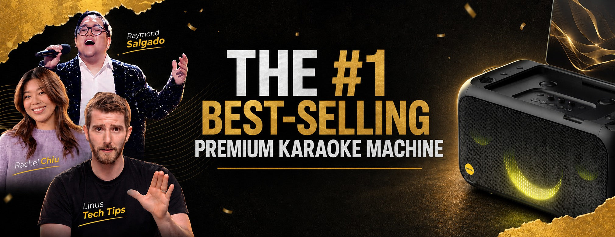 The number one best-selling premium karaoke machine